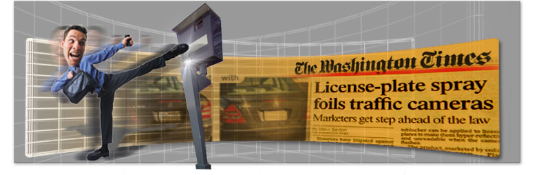IT REALY WORKS! How to beat a red light camera tickets using Photo Blocker  license plate spray. 