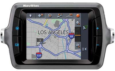 Handheld  System on Navatlas Dual Xnav3550p Portable Navigation System